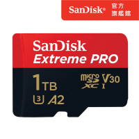【SanDisk】ExtremePRO microSDXC UHS-I 1TB 記憶卡(公司貨)