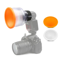 Diffuse Diffuser Bowl Bowl Flash Cover Flash Diffuser For Canon 420EX 430EX 550EX 580EX 600EX Nikon 