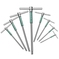 ไขควง Torx, T/L 2.5/3/4/5/6/8/10 มม., ประเภท T, ประแจแอล Hex Allen, ประแจโครเมียม, เครื่องมือช่างรูป