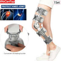 1Set Hinged ROM Knee Brace Immobilizer Orthosis Stabilizers for ACL MCL PCL Injury-Recovery Support for Orthopedic Rehab Post Op
