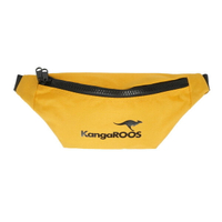 Kangaroos [KM03154] 男女 斜肩包 腰包 多功能 斜背 隨身小包 休閒 25x12x1cm 黃