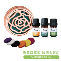 【Karoli】香氛精油口罩扣 5ml有機精油 或 10ml複方香精 口罩香氛扣/口罩香氣/口罩香薰/清新除臭/自我防護