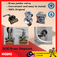 DOE Premium Brass 1/2' Stopcock Quarter Full Turn Water Stop Cock 3/4' Shower Valve HOMS