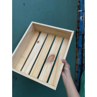 HỘP GỖ VUÔNG , KHÂY GỖ THÔNG VUÔNG ĐỰNG TRÁI CÂY , ĐỰNG QUÀ TẾT 【Không hiệu quả hoàn tiền】