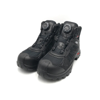 IronSteel T1458 頂級旗艦鞋款防水BOA快旋鈕絕緣安全鞋-黑