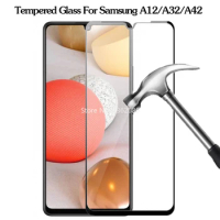 Full Cover Glass Samsun A42 A32 A12 Screen Protector For Samsung Galaxy A42 A32 A12 Glass on Galaxi A 42 A 32 A 12 Safety Film