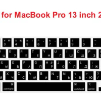 Russian keyboard Skin Keyboard Cover for MacBook Pro 13 inch 2022 2021 2020 M2 M1 A2338 A2289 A2251 MacBook Pro 16 2020 A2141