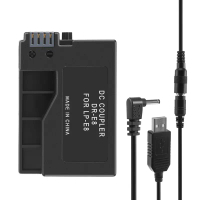 Pin giả, DR-E8, với nguồn điện DC, cáp Bộ Chuyển Đổi USB, thay thế cho LP-E8, dành cho máy ảnh DSLR 