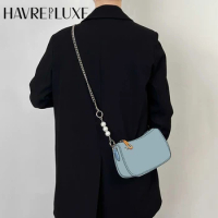 HAVREDELUXE Bag Chain For Coach Bag Crossbody Bag Strap With Underarm Makeover Silver Extender Chain Accessories