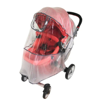 【VIVIBABY】XXL-特大防雨罩-嬰兒車防雨罩(大型手推車適用 透氣加大 耐髒 防風防塵防疫防雨罩 攜帶方便)