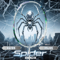อัลป์สปอร์ต ไม้แบดมินตัน ALP SPIDER 800X T1100 3D 4UG5 ไฟเบอร์คาร์บอนเต็ม MAX 35 ปอนด์ ด้ามจับป็อปลา