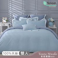 Tonia Nicole 東妮寢飾 300織100%萊賽爾天絲素色兩用被床包組 60支(雙人/多款任選)
