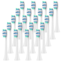 Replacement Toothbrush Heads Compatible with Philips Sonicare Soft Replacement Electric Brush Head 4100 6500 6100 7500 5300 1100