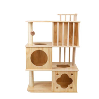 Supplier Design High Nice Cat Tree Tower Cat Scratching Tree From China