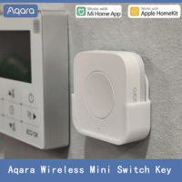 Aqara Sensor Smart Wireless Mini Switch Key Zigbee Connection Remote One Key Control Button Home Security Mihome Homekit