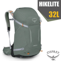 【OSPREY】新款 HIKELITE 32 專業輕量多功能後背包/雙肩包_松葉綠