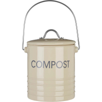 【Premier】提式廚餘桶 米2L(回收桶 垃圾桶 收納桶 餿水桶)