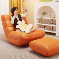 Lazy Sofa Can Lay Down And Sleep Caterpillar Single Recliner Bedroom Small Sofa Balcony Leisure comp