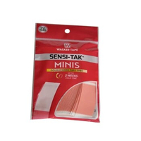 72 Tabs Red SENSI-TAK Minis Double Sided Tape Tabs Hair Adhesive Tape For Lace Wig/Toupee Up To 2 Weeks Hold Time
