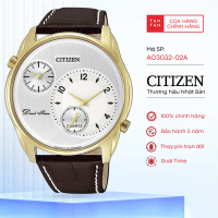 Đồng Hồ Citizen Quartz  AO3032-02A Thanh lịch, Dual Time Size Nam 44mm - Đồng Hồ Tân Tân