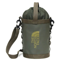 【The North Face】NEW MINI BASE CAMP SHOULDER 防水耐磨背提兩用單肩側背包.水桶包(8DJP-B7I 煙褐綠)