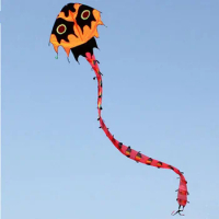Outdoor Fun Sports NEW 8m Power Dragon Kite / Centipede Kites With Handle And 30m Line Good Flying