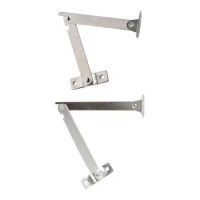2Pcs Folding Lid Support Hinges Metal Furniture Hardware Chest Cabinet Lid Support for Wooden Box Cupboard Door Hinge Supporting