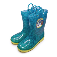 POLI波力 16cm-21cm 兒童雨鞋 高筒雨靴 藍黃 91606