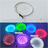 Lampu LED devil eye demon eyes DE 360 derajat projector hid biled