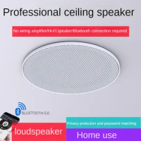 Wireless Bluetooth 30W Wall-mounted Ceiling Speaker with Deep Bass for Home Use