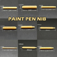 10Pcs Paint Pen Fine Nib Marker Nib Universal Refill For Barrels Tube Liquid Chalk Markers Paint Pen Replaceable Nib Accessories