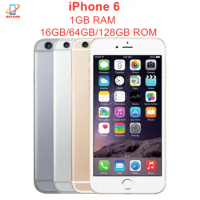Original Apple iPhone 6 iPhone6 4.7" IOS A8 8MP 1GB RAM 16/64/128GB ROM Dual Core Fingerprint 4G LTE