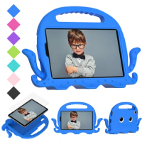 Case For Samsung Galaxy Tab S6 10.5 2019 T860 T865 Octopus Kids EVA Case For Tab S5E 10.5 2019 T720 T725 Shockproof Stand Cover