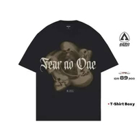 Aerostreet T Shirt Boxy Fit Fear No One Abu Tua Man Kaos Tshirt FADAA M