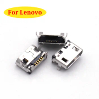 100pcs Micro USB Jack Connector Female 5 pin Charging Socket for Lenovo A10-70 A370E A3000 A3000H A5000 A7600 A7600H S910 S930