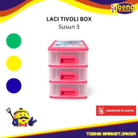 Box Laci Kecil Susun 3 - TIVOLI BOX 160 3 Susun MASPION