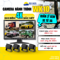 Camera Xe Tải WK10 Ghi 360 Độ Hỗ Trợ Quản Lý Xem Xe Từ Xa 4G 4 Mắt Cam Nét 4K Trợ Sáng Quay Đêm Sắc 