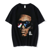 Rapper Lille Uzi deviant graphics T-shirt 100% cotton casual shirt men's clothing hip hop vintage short sleeve