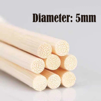 100pcs L35cm D5mm Natural Aromatherapy Rattan Sticks Aroma Diffuser Refill DIY Home Living Room Home Fragrance Reed Sticks