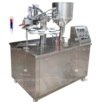Hot Sale Toothpaste Cosmetic Lip Gloss Pigment Aluminium Tube Filling And Sealing Machine