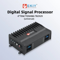 EKIY DSP Car Audio Processor 4*70W For Android Radio Stereo amplifier HIFI Speakers Improve Subwoofer Plug And Play