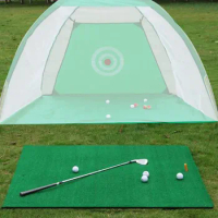 51X21Cm Golf Cage Grass Pad Swing Hitting Practice Trainer Mat Golf Practice Mat Hitting Mat Hot Sale