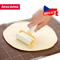 烘培工具tescoma創意滾軸搟面杖披薩滾輪刀滾型切刀壓面棍 全館免運
