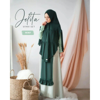GAMIS/LONGDRESS SYARI [Jelita]  Set Amily HIJAB