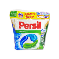 【德國Persil】新4合1全效酵素去污除臭亮白護衣洗衣凝膠囊球60顆/淨白綠藍袋(滾筒式洗衣機槽精粉劑平輸品)