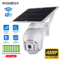 INQMEGA Solar Camera 4MP WIFI Wireless Security Detachable Solar Cam CCTV Video Surveillance Smart Monitor