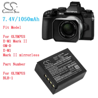 Cameron Sino 1050mAh Camera Battery for OLYMPUS E-M1 Mark II OM-D E-M1 Mark II Mirrorless BLH-1