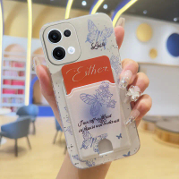 Ốp Cho OPPO Reno 13 / Reno13 Pro / Reno 13F, Họa Tiết Bướm Dễ Thương, Ốp Mềm Silicon, Bảo Vệ Ống Kín