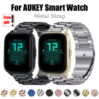 สายสแตนเลส สำหรับ AUKEY สมาร์ทวอทช์ สายโลหะ สำหรับ Aukey สมาร์ทวอทช์ อุปกรณ์เสริมสายรัดสร้อยข้อมือ