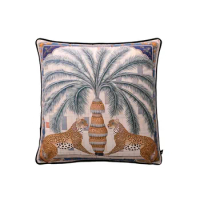 Retro Leopard Pillows Jungle Print Cushion Case Luxury Velvet Decorative Pillow Cover For Sofa 45x45 50x50 60x60 Home Decoration